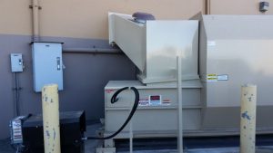 Dry waste compactor